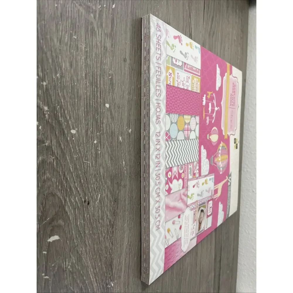 DCWV Baby Girl Scrapbooking paper #PS-005-00294